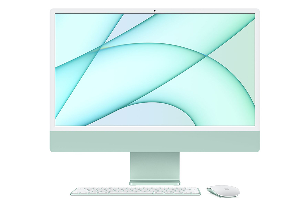 Máy tính All in One Apple iMac 24inch M1 MJV93SA/A - Apple M1, 8 GB RAM, SSD 256 GB, VGA 7-core GPU, 24 inch