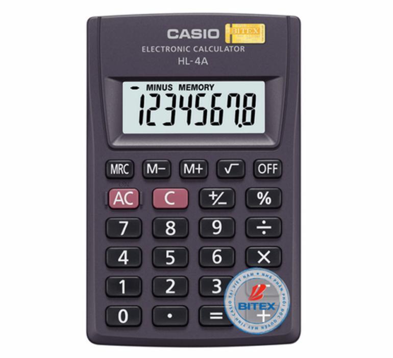 Máy tính casio bỏ túi HL-4A