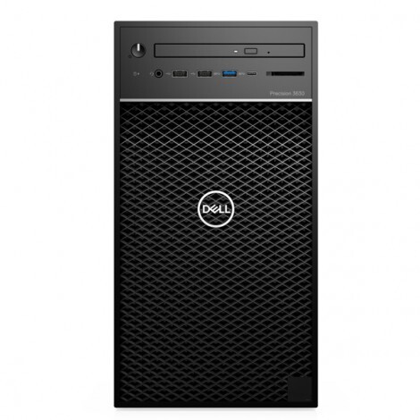 Máy tính để bàn Dell Precision Tower 3630 CTO BASE 42PT3630D08 - Intel Xeon E-2124G, 16GB RAM, HDD 1TB + SSD 256GB, Nvidia Quadro P620 2GB