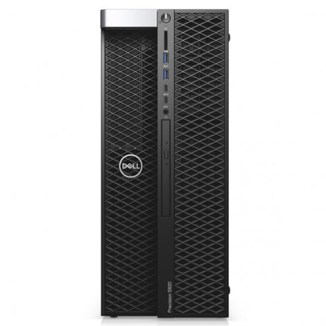 Máy tính để bàn Dell Precision 5820 Tower XCTO Base 42PT58DW27 - Intel Xeon W-2223, 16GB RAM, HDD 1TB, Nvidia Quadro P2200 5GB
