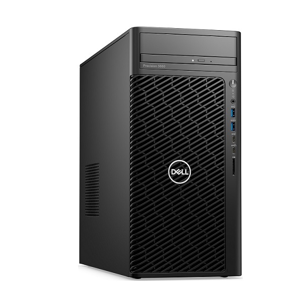 Máy tính để bàn Dell Precision 3660 Tower 70287696 - Intel Core i7-12700K, 16GB RAM, SSD 256GB + HDD 1TB, Nvidia RTX A2000 6GB