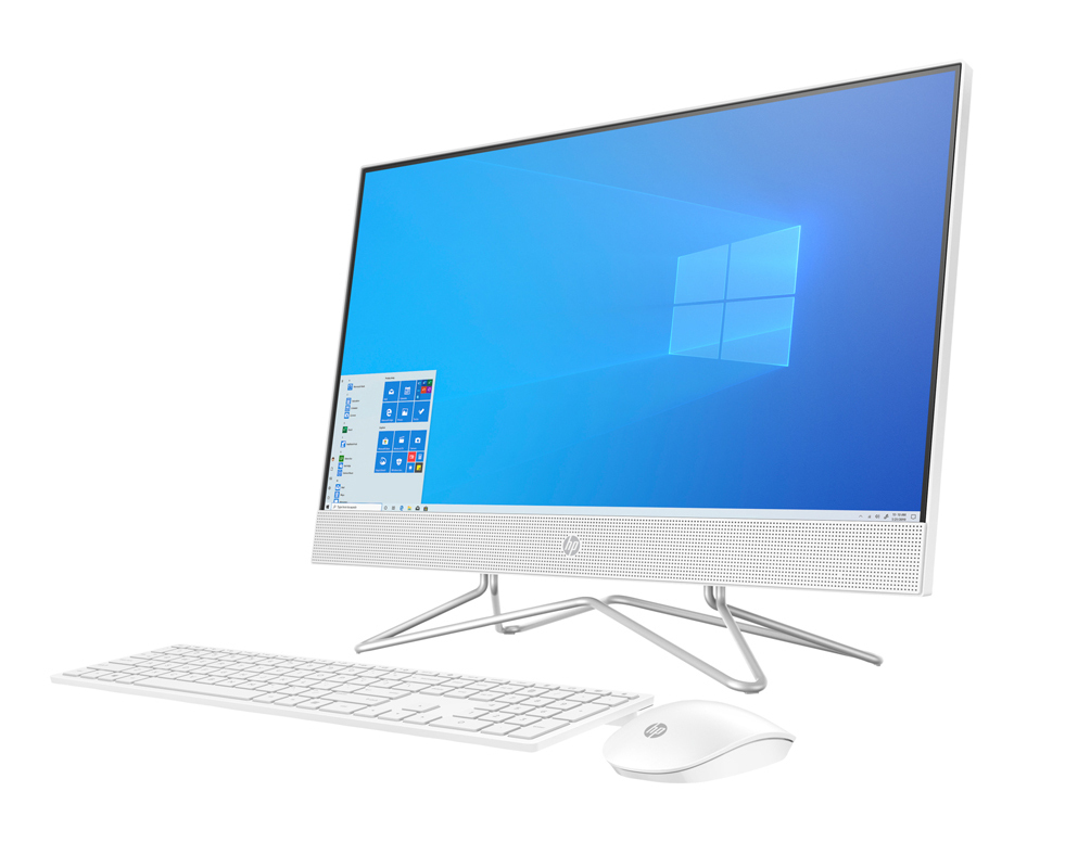 Máy tính để bàn HP AIO 24-cb1012d 6K7G9PA - Intel core i5-1235U, 8GB RAM, SSD 512GB, Intel Iris Xe Graphics, 23.8 inch