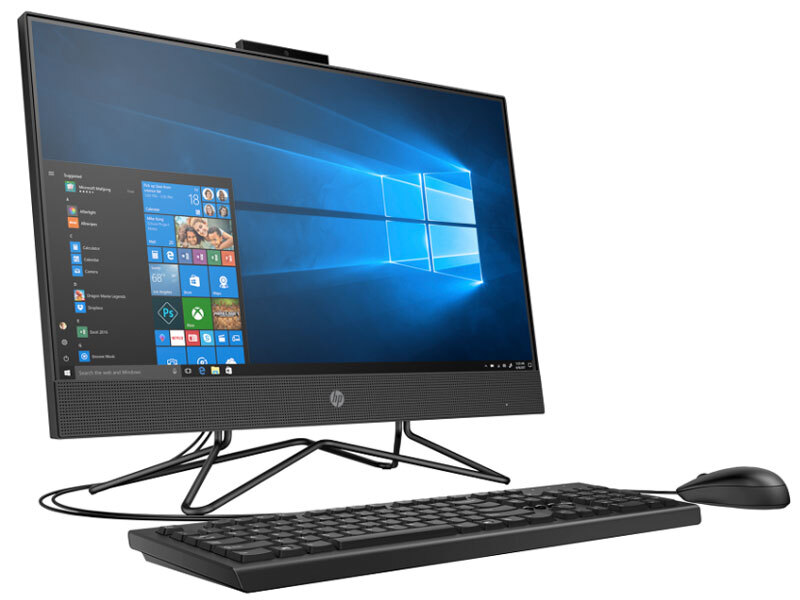 Máy tính để bàn HP All In One 205 Pro G8 5R3F2PA - AMD Ryzen R5-5500U, 4GB RAM, SSD 256GB, AMD Radeon Graphics, 23.8 inch