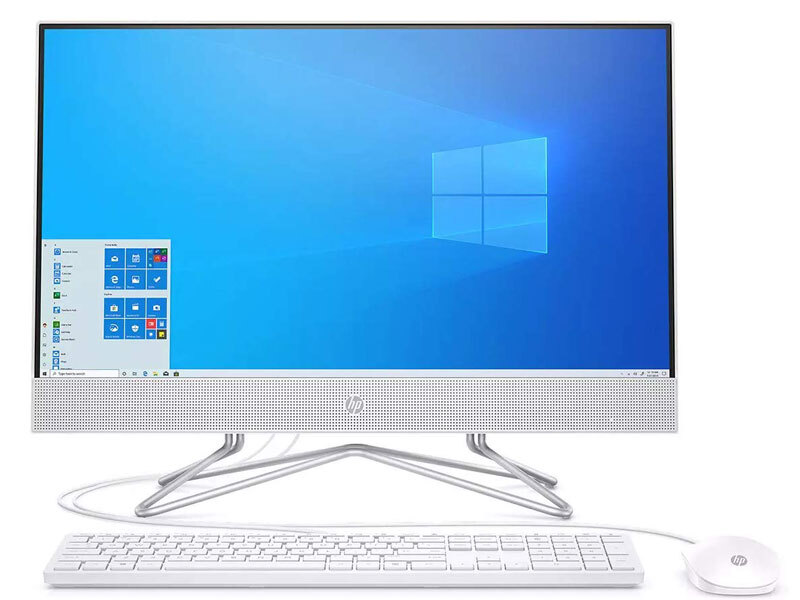 Máy tính để bàn HP All In One 22-df1042d 601L8PA - Intel Core i5-1135G7, 8GB RAM, SSD 256GB, Intel Iris Xe Graphics, 21.5 inch