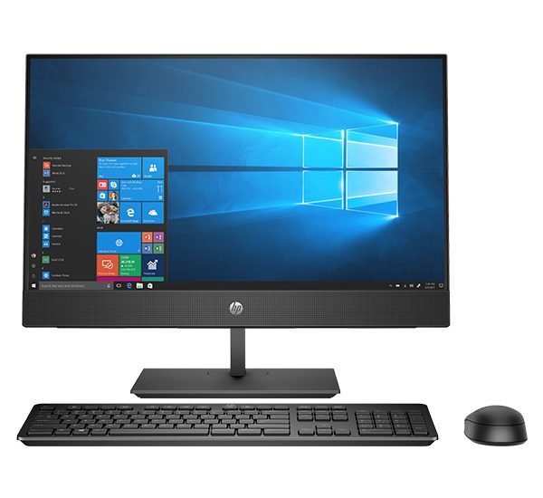 Máy tính để bàn HP ProOne 400 G5 8GA07PA - Intel Core i3-9100T, 4GB RAM, SSD 256GB, Intel UHD Graphics, 20 inch