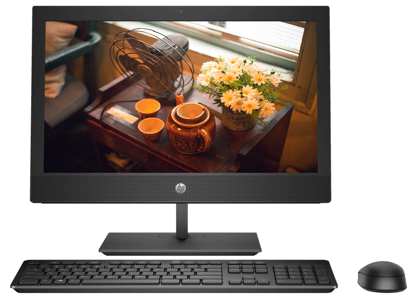 Máy tính để bàn HP ProOne 400 G5 8GA08PA - Intel Core i5-9500T, 4GB RAM, HDD 1TB, Intel HD Graphic, 20 inch