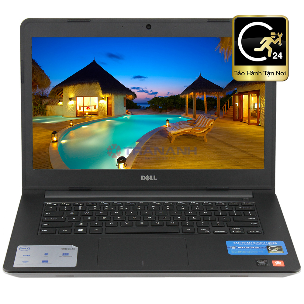 Laptop Dell Inspiron N5448A-P49G001-T54100 - Intel Core i5-5200U, 4Gb RAM, 1TB HDD, Intel HD Gracphis 5500, 15.6Inh