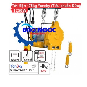 Máy tời điện Yonsky BLDN-YT-HPE175