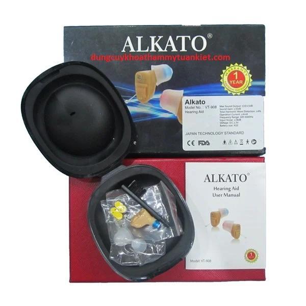 Máy trợ thính nhét tai cao cấp Alkato VT-908
