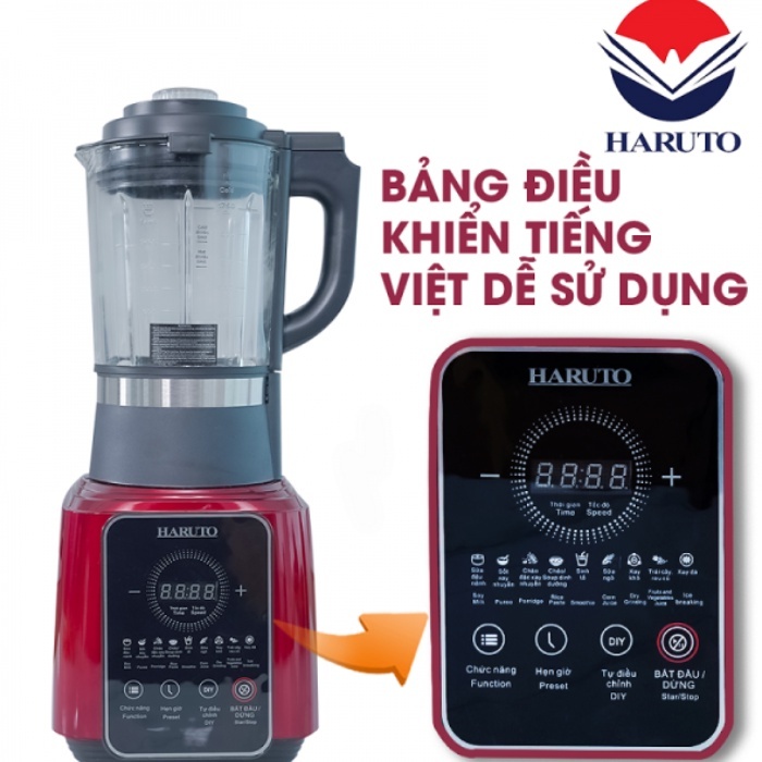 Máy xay nấu sữa hạt đa năng Haruto HBD61