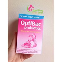 Men vi sinh Optibac Probiotics hồng 30 gói- Trị táo bón cho trẻ sơ sinh, bà bầu