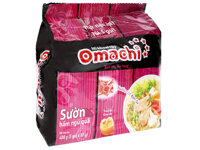 Mì khoai tây Omachi sườn hầm ngũ quả lốc 5 gói x 80g