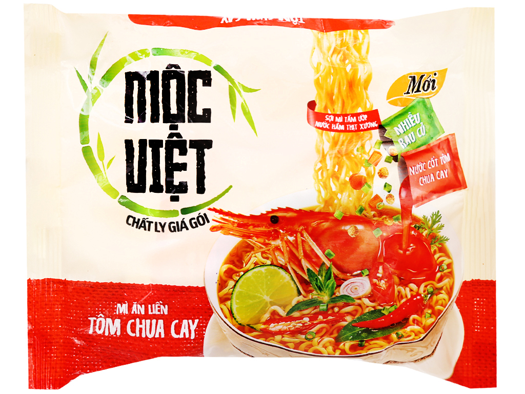 Mì Mộc Việt tôm chua cay gói 75g