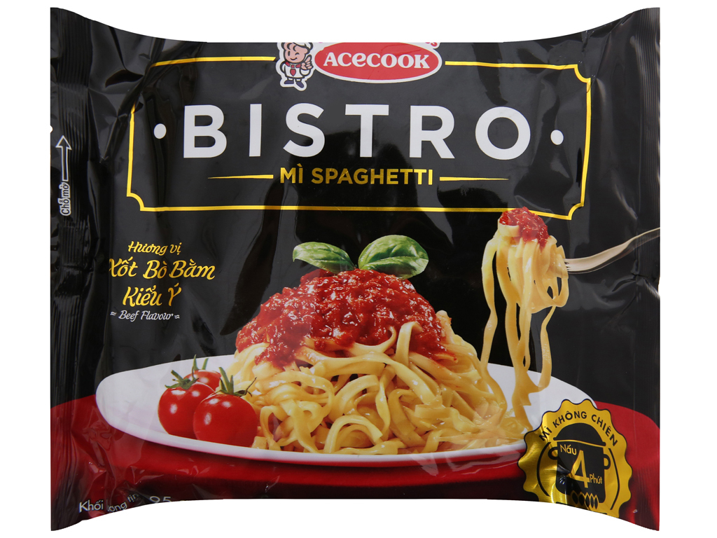 Mì spaghetti Bistro xốt bò bằm kiểu Ý gói 95g