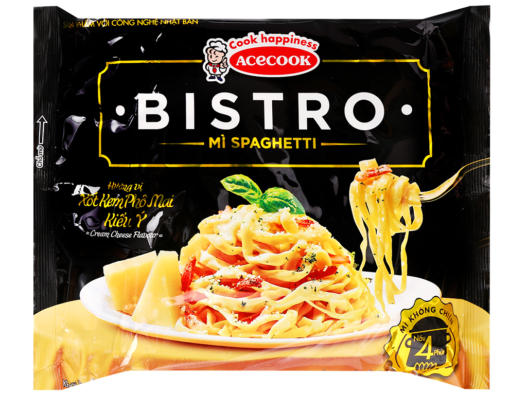 Mì spaghetti Bistro xốt kem phô mai kiểu Ý gói 100g