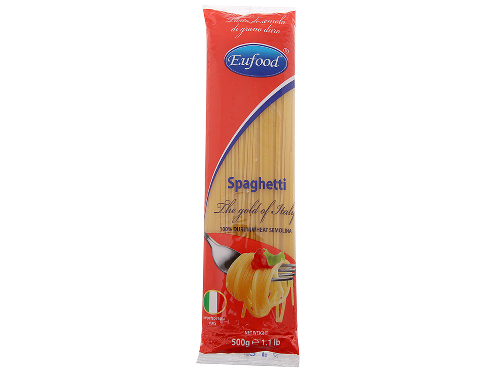 Mì Spaghetti Eufood gói 500g