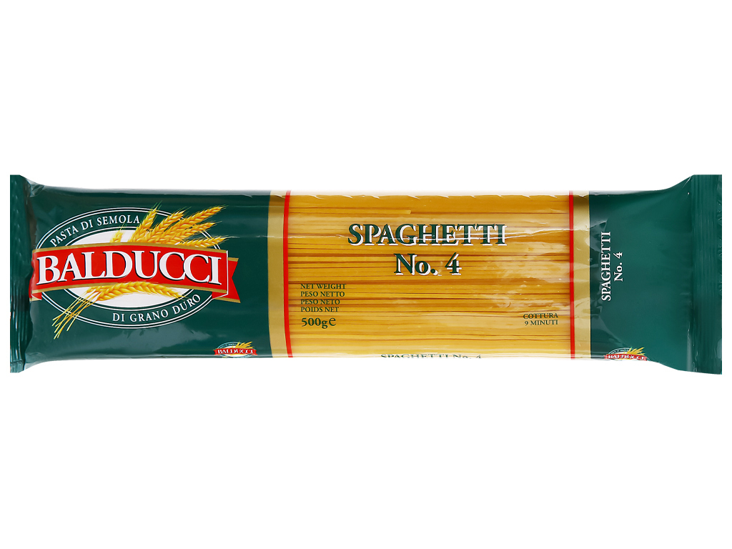 Mì Spaghetti số 4 Balducci gói 500g