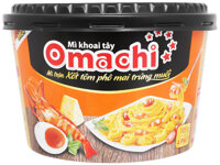 Mì trộn Omachi xốt tôm phô mai trứng muối hộp 105g