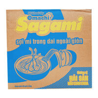 Mì vị hải sản nấu canh chua Sagami Omachi thùng 30 gói x 65g