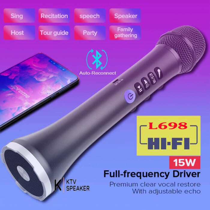 Micro karaoke bluetooth l698
