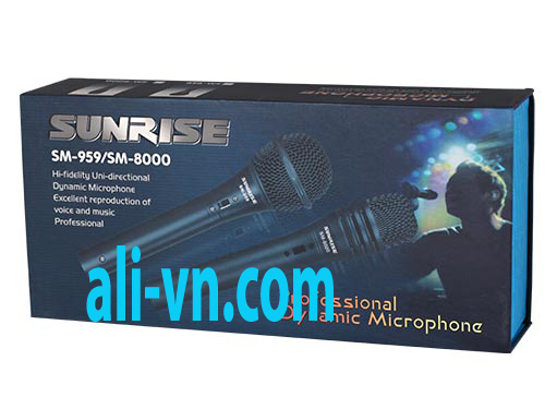 Micro karaoke có dây Sunrise SM-959