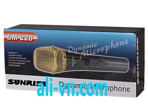 Micro karaoke có dây Sunrise SM-228
