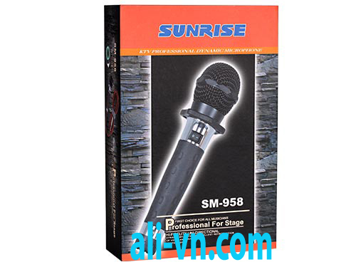 Micro karaoke có dây Sunrise SM-958