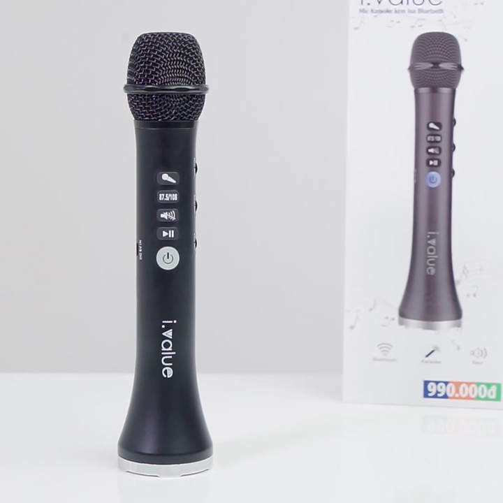 Micro không dây Karaoke kết nối Bluetooth I.Value MT-M001