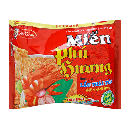 Miến Phú Hương vị lẩu Thái tôm gói 55g