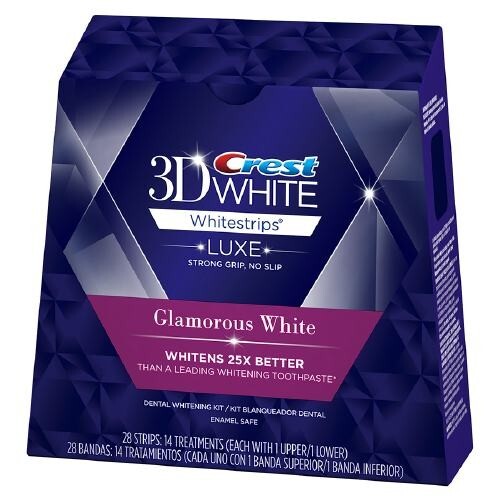 Miếng dán trắng răng Crest 3D White LUXE Glamorous