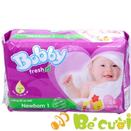 Miếng lót Bobby Fresh Newborn 1 56 miếng (dưới 1 tháng)