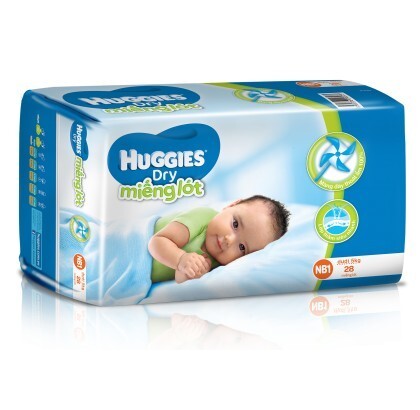 Miếng lót Huggies Newborn 1 28 miếng (trẻ từ 0 - 5kg)