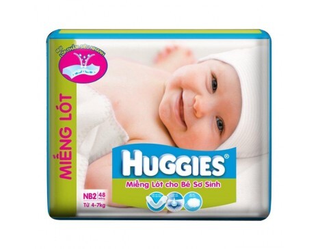 Miếng lót Huggies Newborn 2 48 miếng (trẻ từ 4 - 7kg)