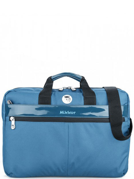 Mikkor Editor Briefcase Blue