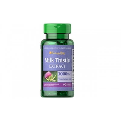 Hỗ trợ cho gan Milk Thistle Puritan Pride - 90 viên , 1000 mg
