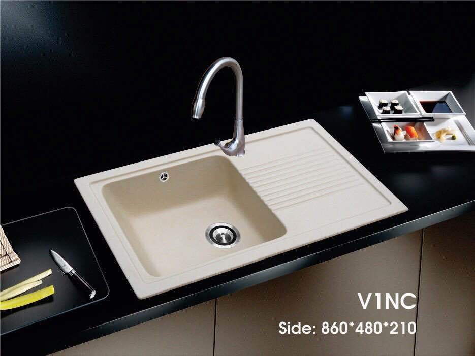 Chậu rửa chén bằng đá Việt Mỹ V1NC 
