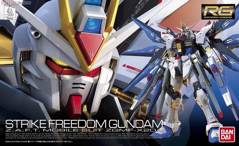 Mô Hình Bandai Gundam RG ZGMF X20A Strike Freedom