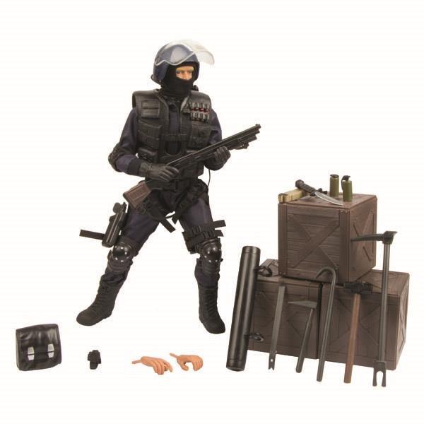 Mô hình đồ chơi WPK - Mô hình cảnh sát cao cấp hỗ trợ tấn công nhanh WS13672