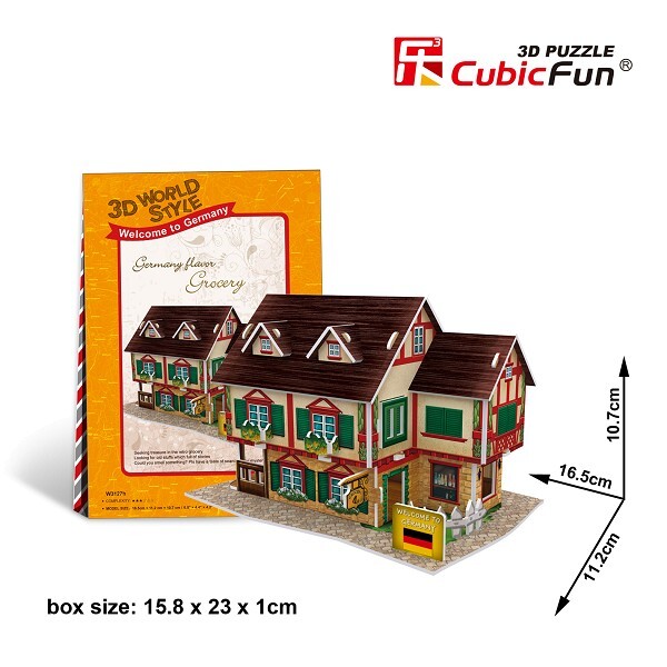 Mô hình giấy Cubic Fun Grocery W3127H