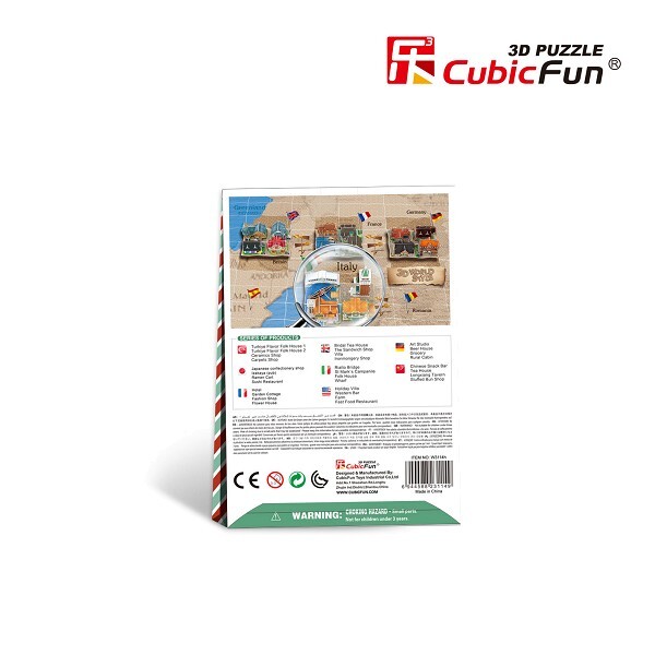 Mô Hình Giấy Cubic Fun Wharf W3114H