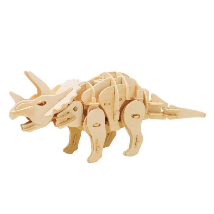 Mô hình gỗ lắp ráp 3D Robotic Triceratops (khủng long ba sừng)- Robotime  D430