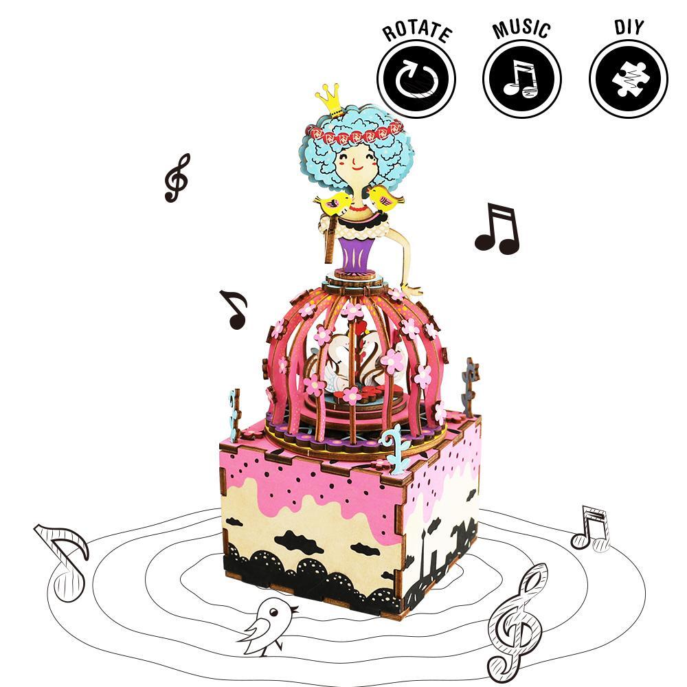 Mô hình hộp nhạc công chúa - Princess Music Box Robotime