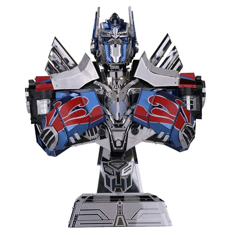 Mô hình kim loại lắp ráp 3D MU Transformers Tượng Optimus Prime