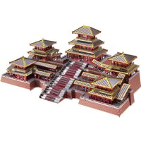 Mô hình kim loại lắp ráp 3D Piececool Cung A Bàng Epang Palace MP365
