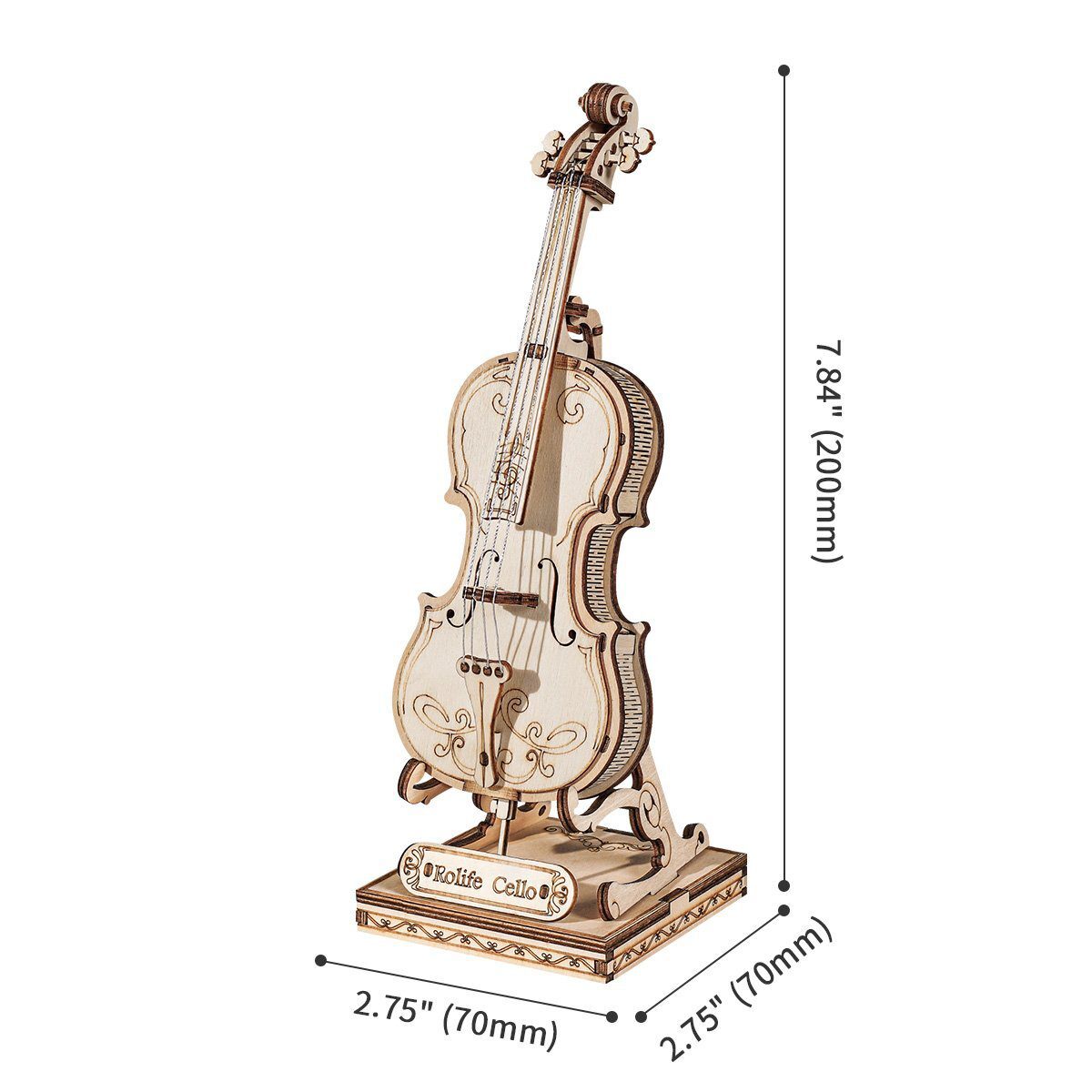 Mô hình lắp ráp Robotime TG411 - Đàn Cello