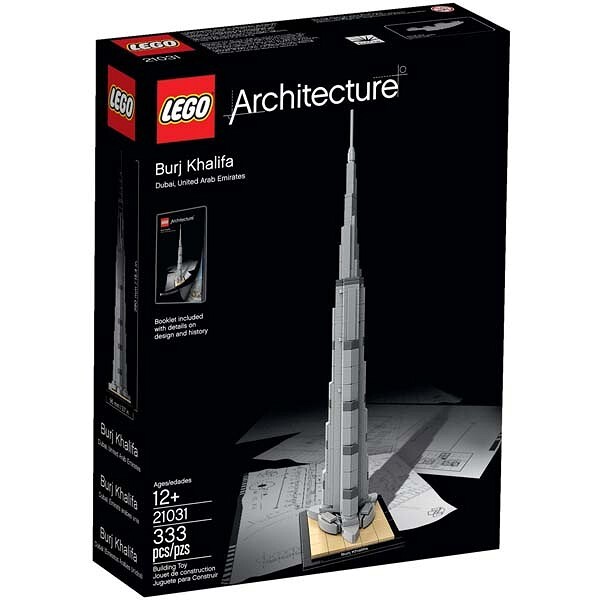 Mô hình LEGO Architecture - Tòa nhà chọc trời Burj Khalifa 21031 (333 mảnh ghép)