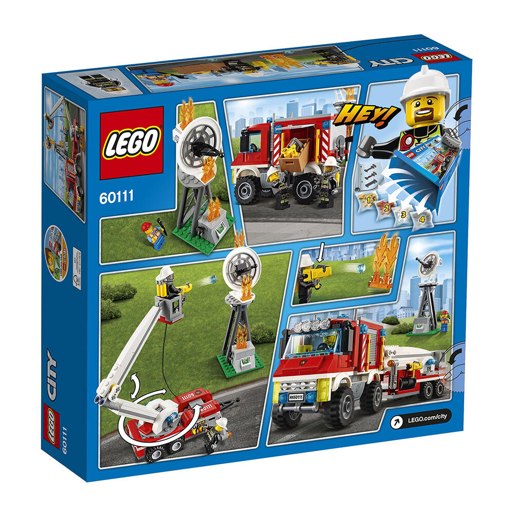 Mô Hình Lego City Fire Xe Bán Tải Cứu Hỏa 60111