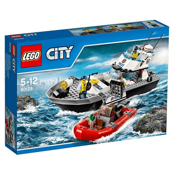 Mô hình LEGO City Police - Tàu tuần tra cảnh sát 60129 (200 mảnh ghép)