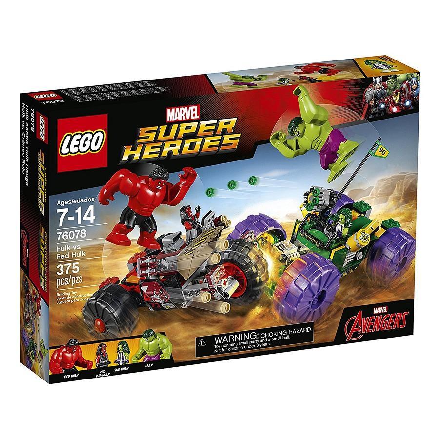 Mô hình Lego Super Heroes - Cuộc chiến hai kẻ khổng lồ 76078 (375 mảnh ghép)