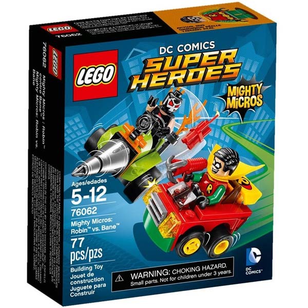 Mô hình Lego Super Heroes – Robin đại chiến Bane 76062 (77 mảnh ghép)